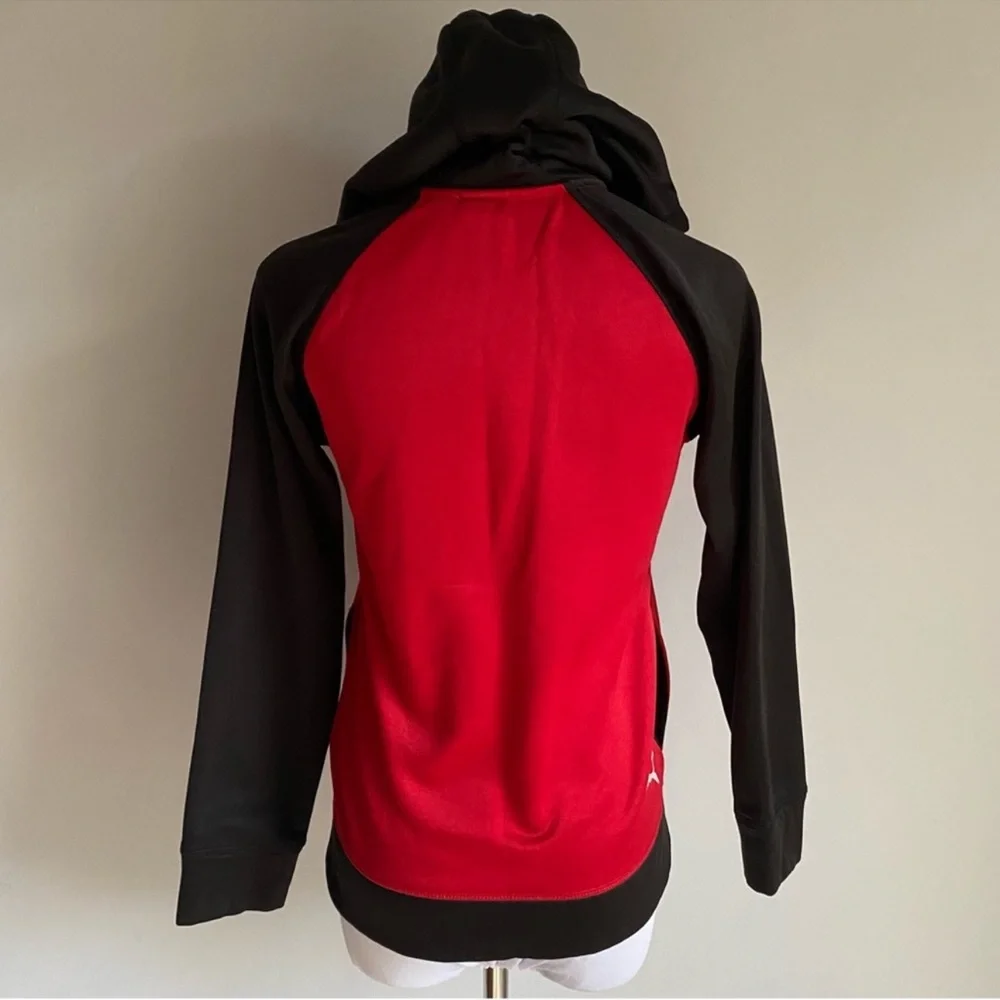 PUMA Red/Black Zip Up Hoodie Sweatshirt Boys Jacket